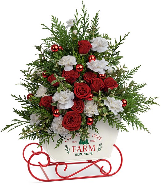Joyful Holiday Tree Bouquet